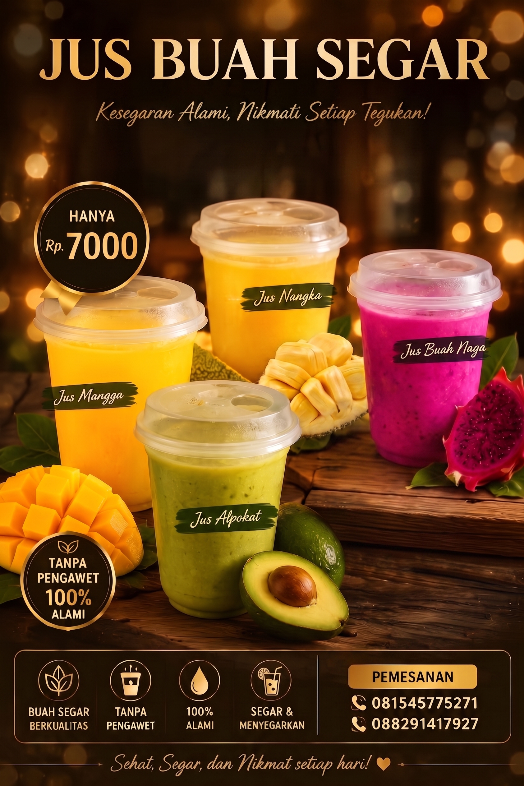 Jus Buah Segar Berbagai Varian